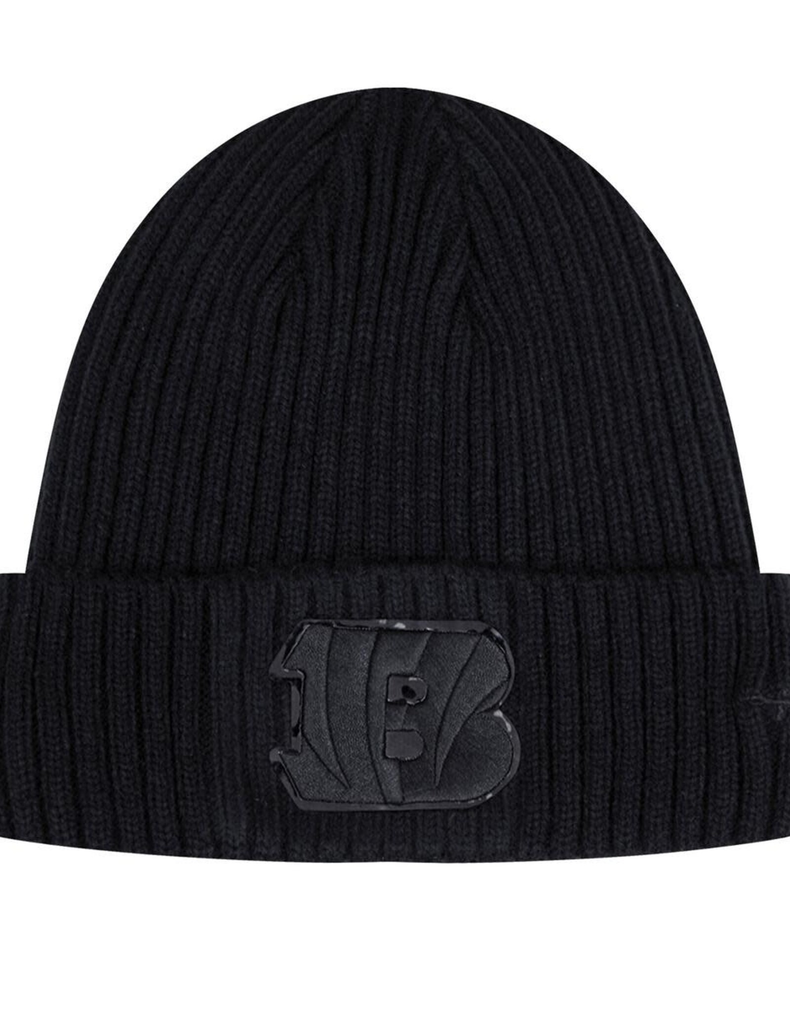 Pro Standard Cincinnati Bengals Triple Black Knit Hat