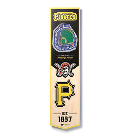 YOU THE FAN Pittsburgh Pirates 3D StadiumView 8x32 Banner