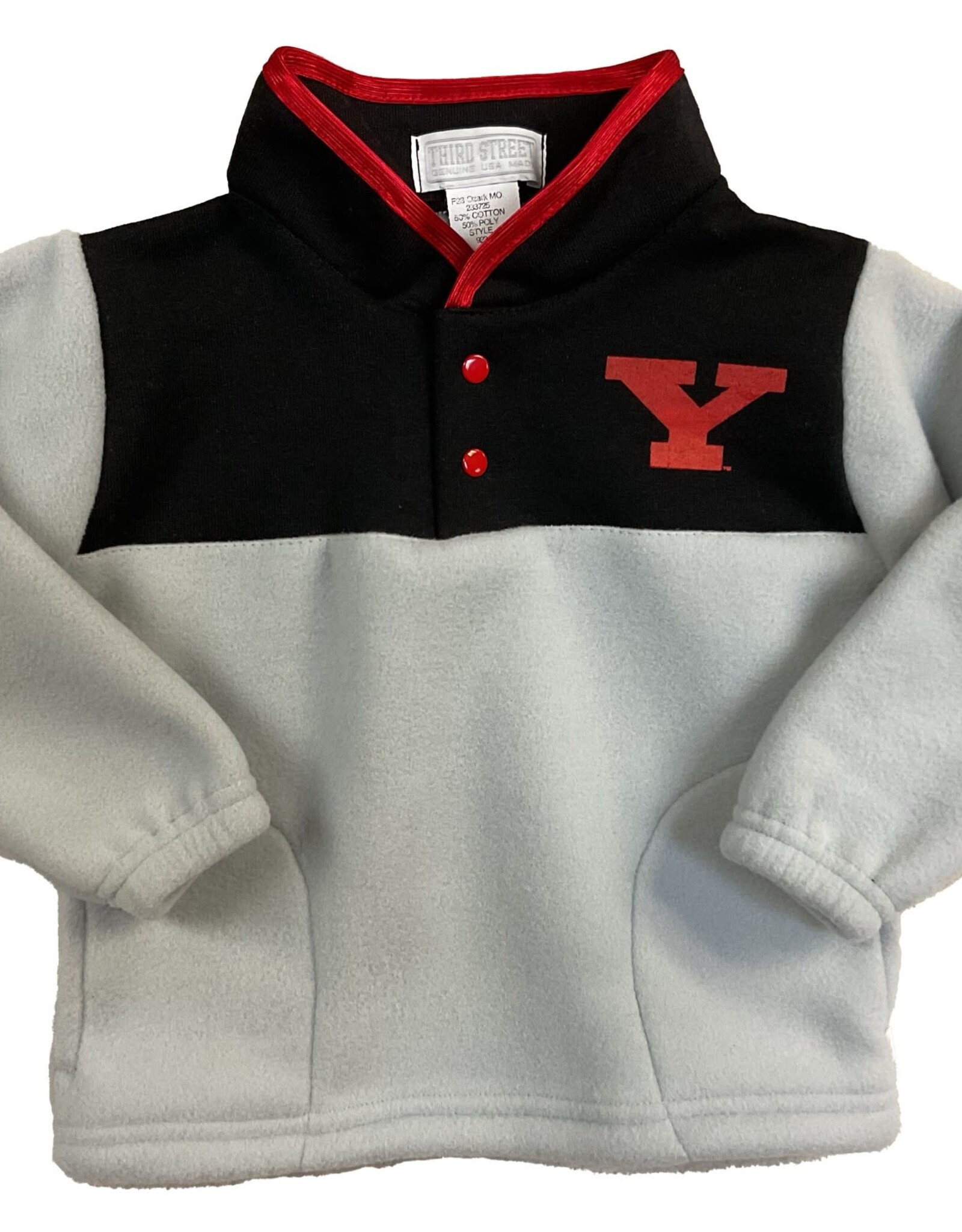 THIRD STREET SPORTSWEAR Youngstown State Penguins Youth Snap Polar Pullover