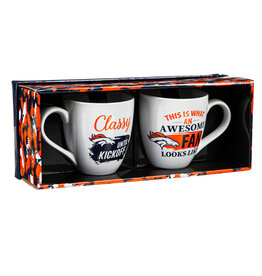 EVERGREEN Denver Broncos Cup O'Java Mug Gift Set