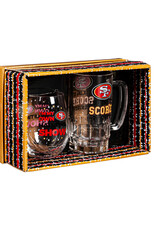 EVERGREEN San Francisco 49ers Stemless Wine & Stein Gift Set