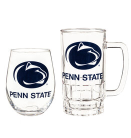 EVERGREEN Penn State Nittany Lions Stemless Wine & Stein Gift Set