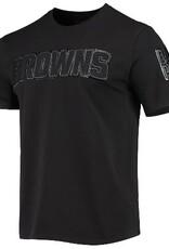 Pro Standard Cleveland Browns Men's Triple Black Logo Pro Team Tee