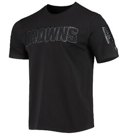 Pro Standard Cleveland Browns Men's Triple Black Logo Pro Team Tee