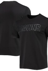 Pro Standard Cleveland Browns Men's Triple Black Logo Pro Team Tee