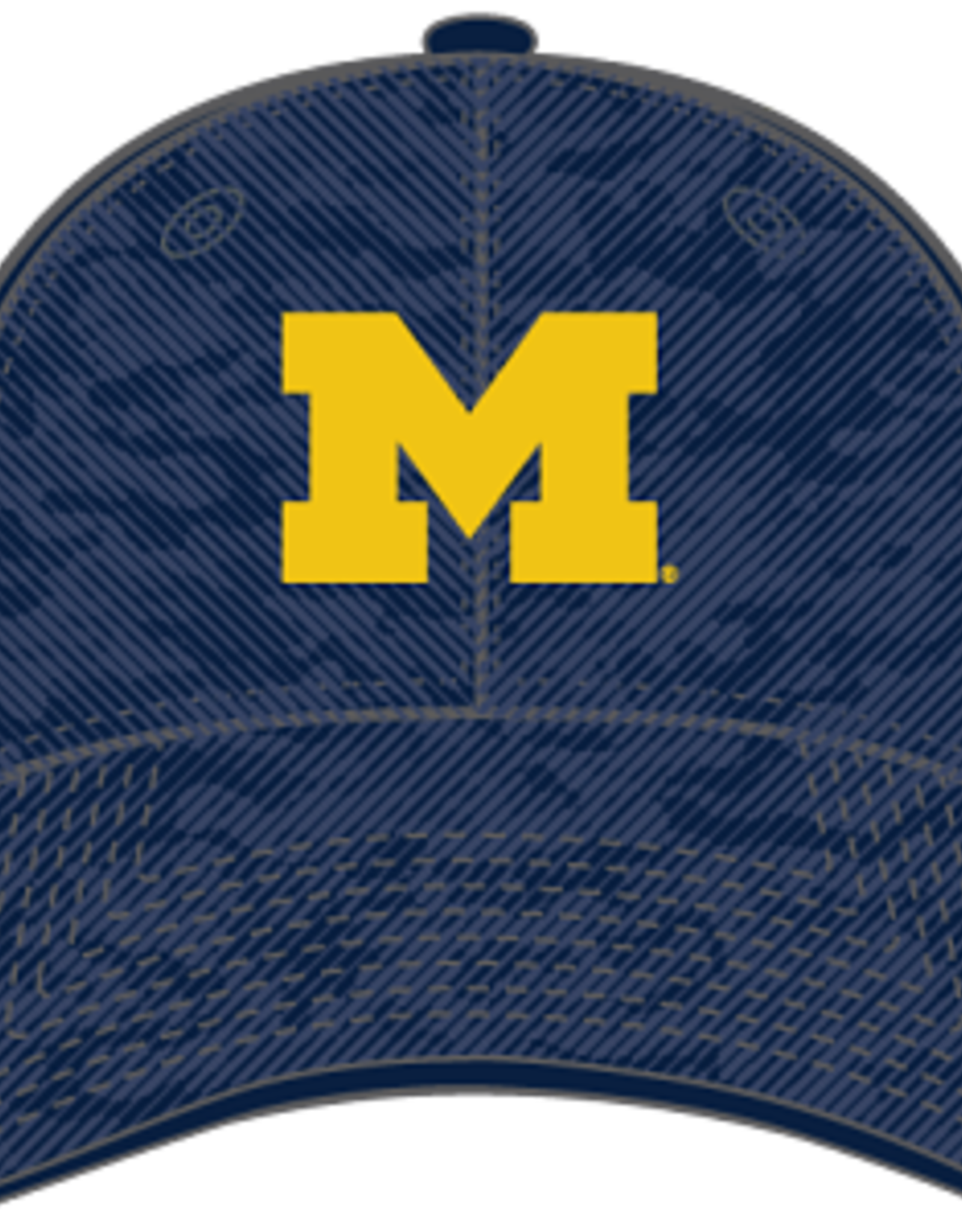 TOP OF THE WORLD Michigan Wolverines Deluxe Fitted Cap