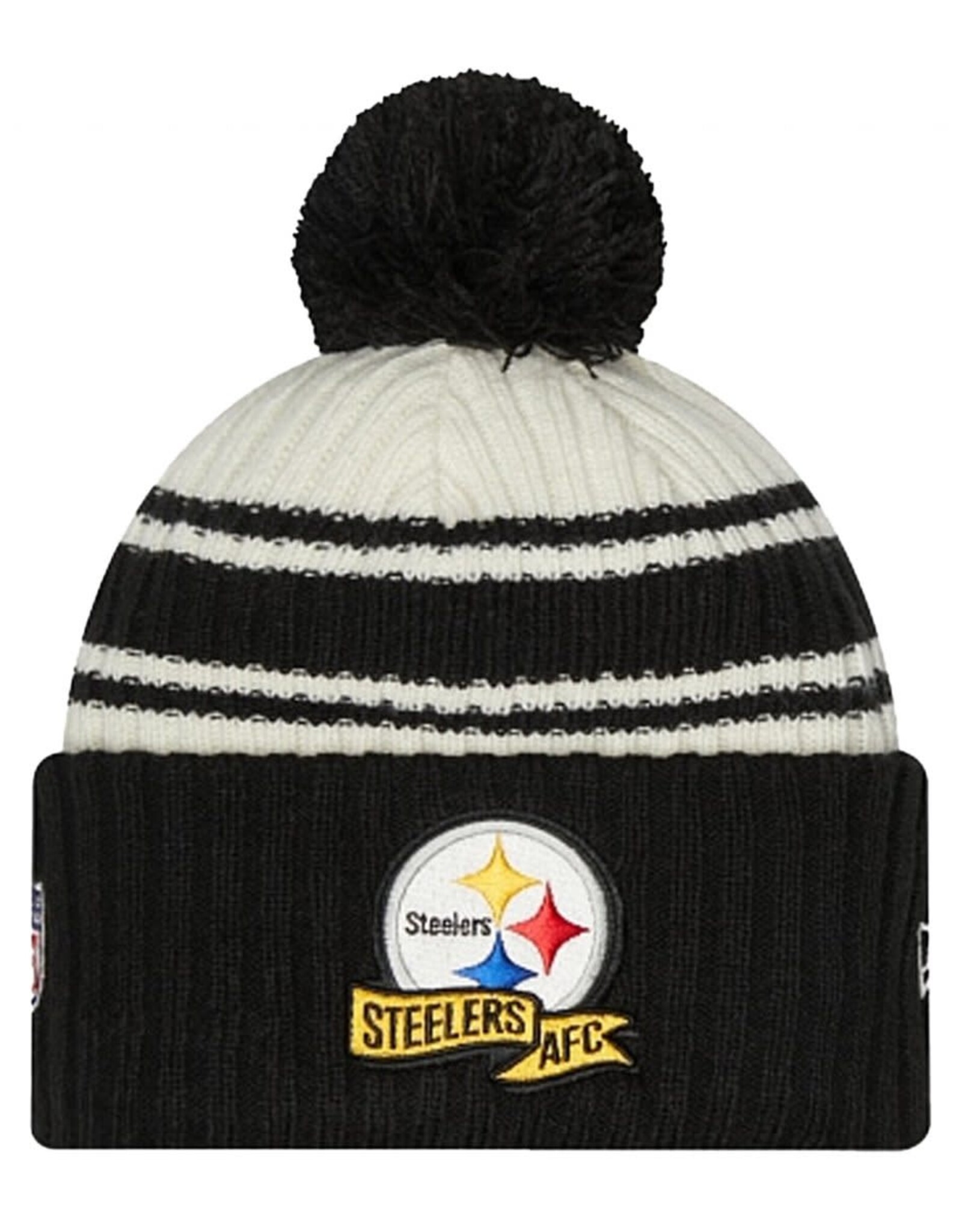 New Era Pittsburgh Steelers NFL22 Sideline OnField Sport Knit Hat