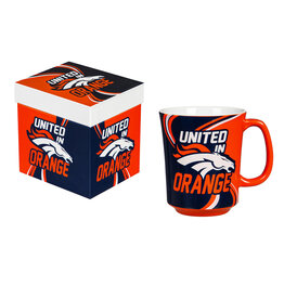 EVERGREEN Denver Broncos 14oz Gift Boxed Mug