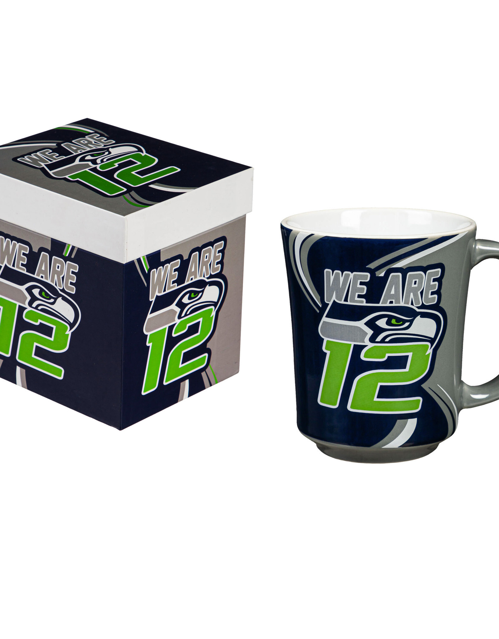 EVERGREEN Seattle Seahawks 14oz Gift Boxed Mug