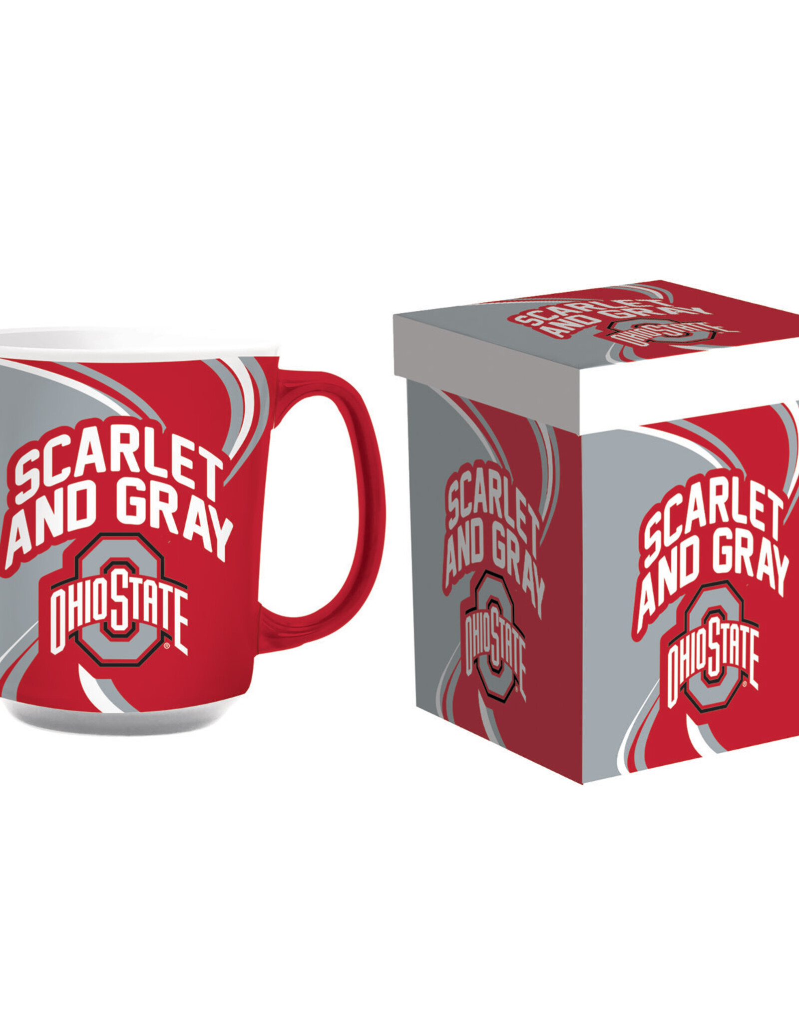 EVERGREEN Ohio State Buckeyes 14oz Gift Boxed Mug