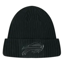 Pro Standard Buffalo Bills Triple Black Knit Hat