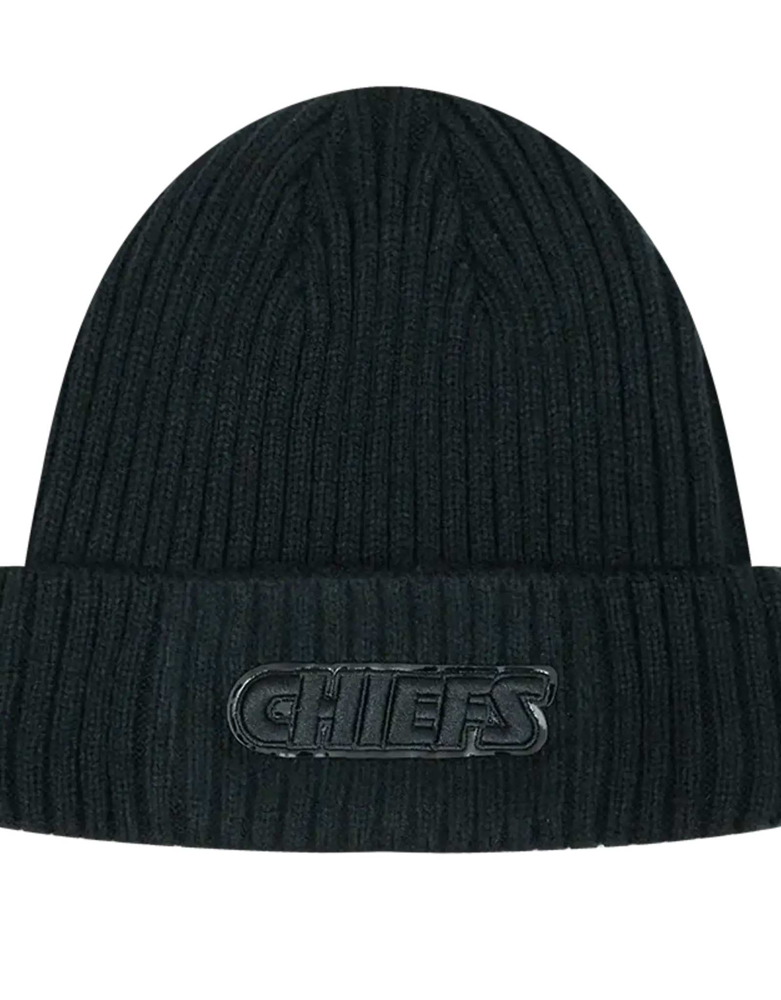 Pro Standard Kansas City Chiefs Triple Black Knit Hat