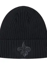 Pro Standard New Orleans Saints Triple Black Knit Hat