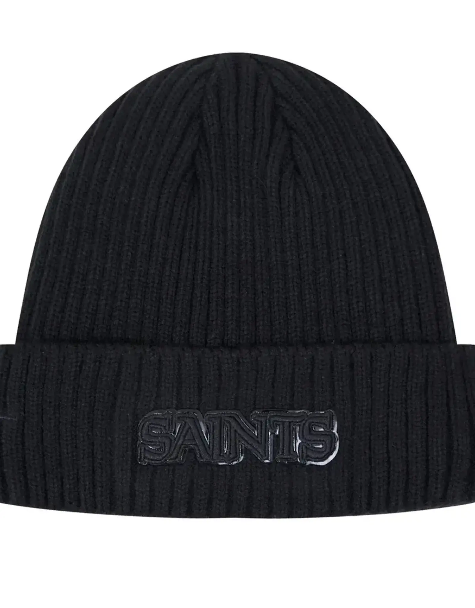 Pro Standard New Orleans Saints Triple Black Knit Hat