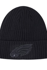 Pro Standard Philadelphia Eagles Triple Black Knit Hat