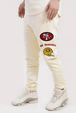 Pro Standard San Francisco 49ers Men's Retro Classic Jogger - Eggshell