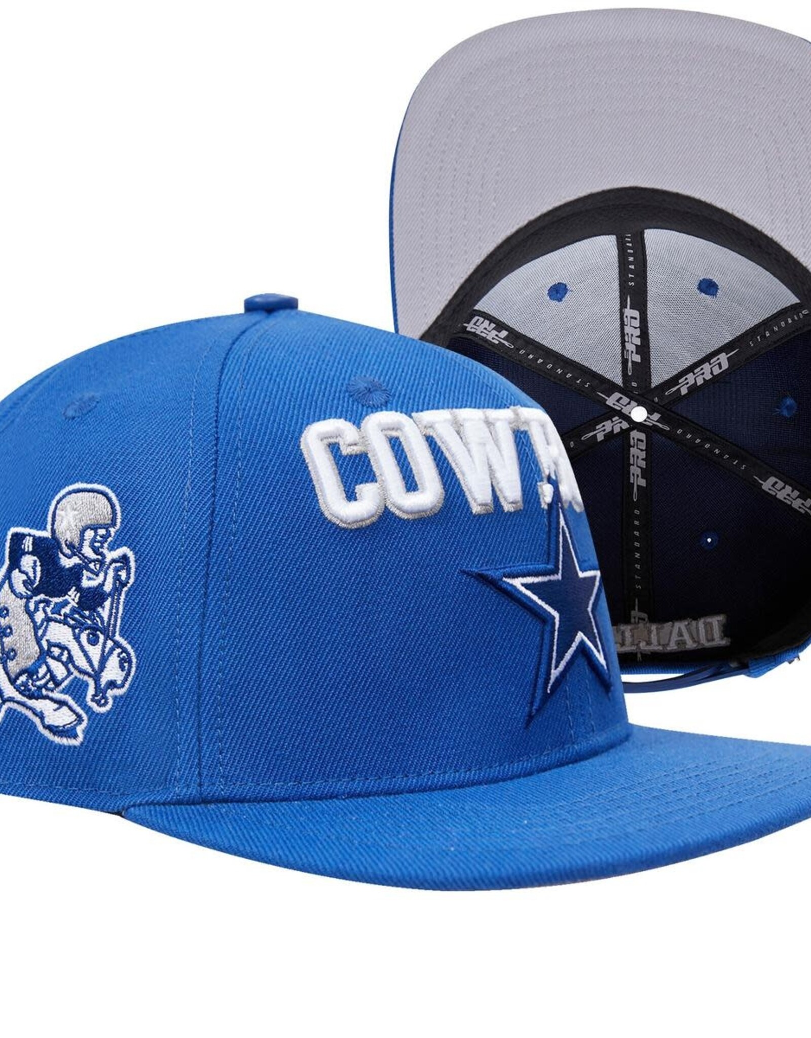 Pro Standard Dallas Cowboys Retro Classic Snapback Cap - Blue