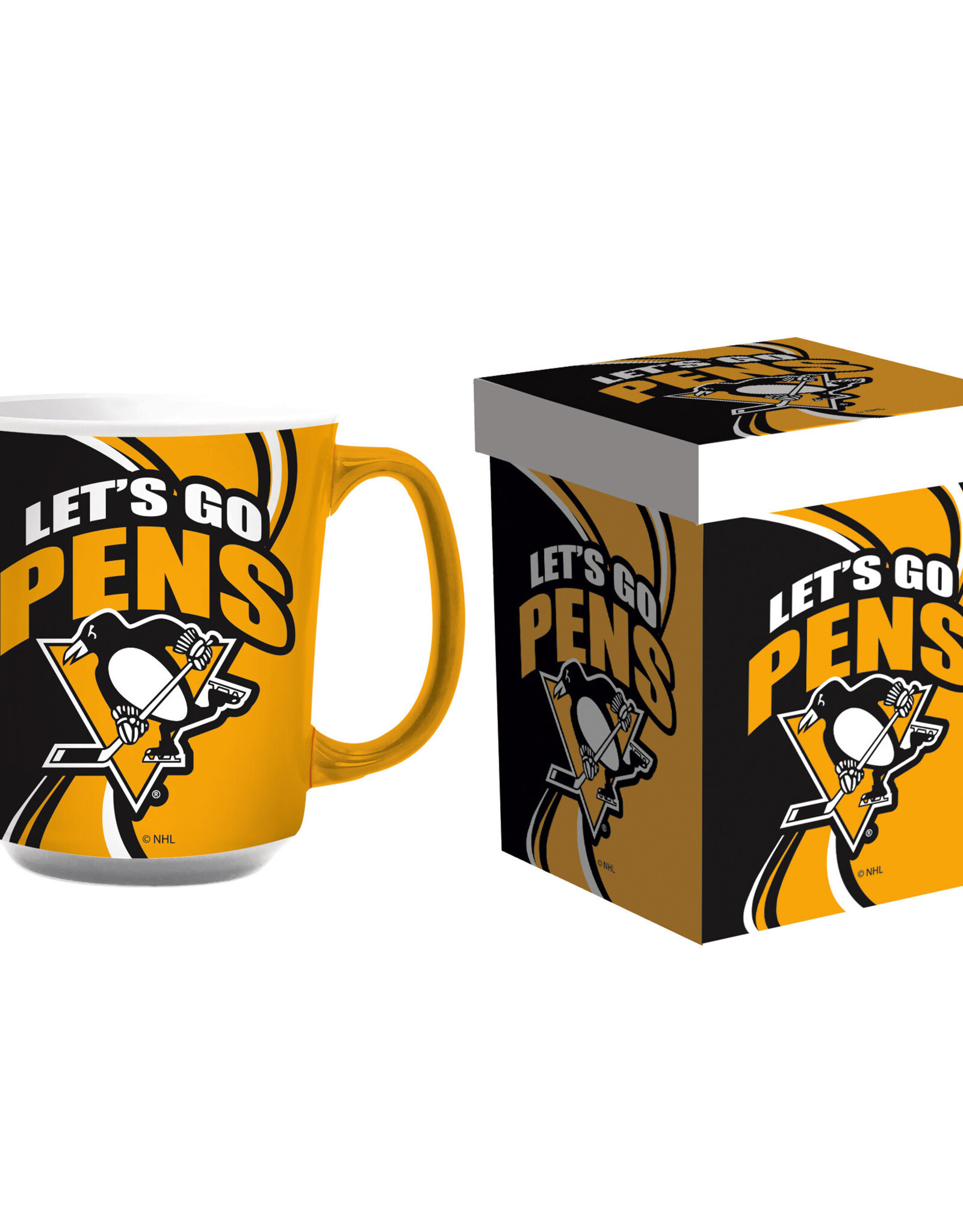 EVERGREEN Pittsburgh Pengiuns 14oz Gift Boxed Mug