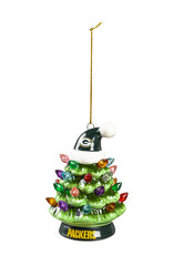 EVERGREEN Green Bay Packers 4" Lighted LED Ceramic Tree Ornament