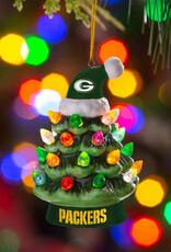 EVERGREEN Green Bay Packers 4" Lighted LED Ceramic Tree Ornament