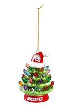 EVERGREEN Ohio State Buckeyes 4" Lighted LED Ceramic Tree Ornament