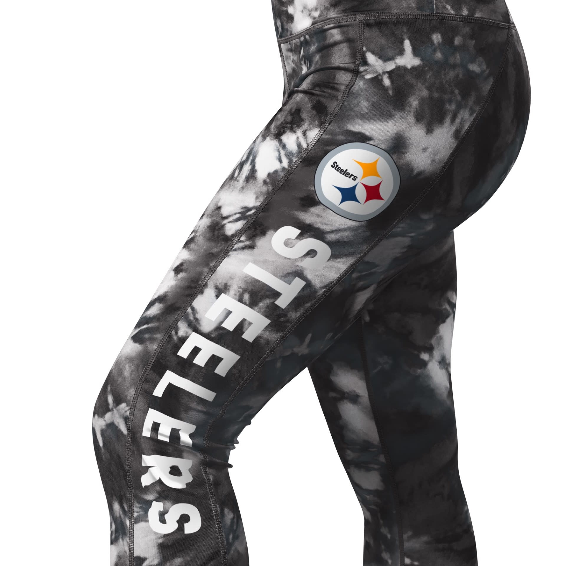 Pittsburgh Steelers Women's Aubrey Splatter Print Leggings - Touchdown  Gifts, Inc.