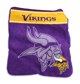 Logo Brands Minnesota Vikings 60x80 Raschel Plush Digitized Blanket