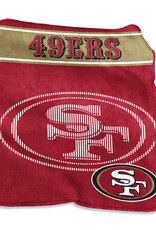 Logo Brands San Francisco 49ers 60x80 Raschel Plush Digitized Blanket