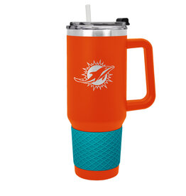 Great American Products Miami Dolphins 40oz Stealth Travel Tumbler - Orange