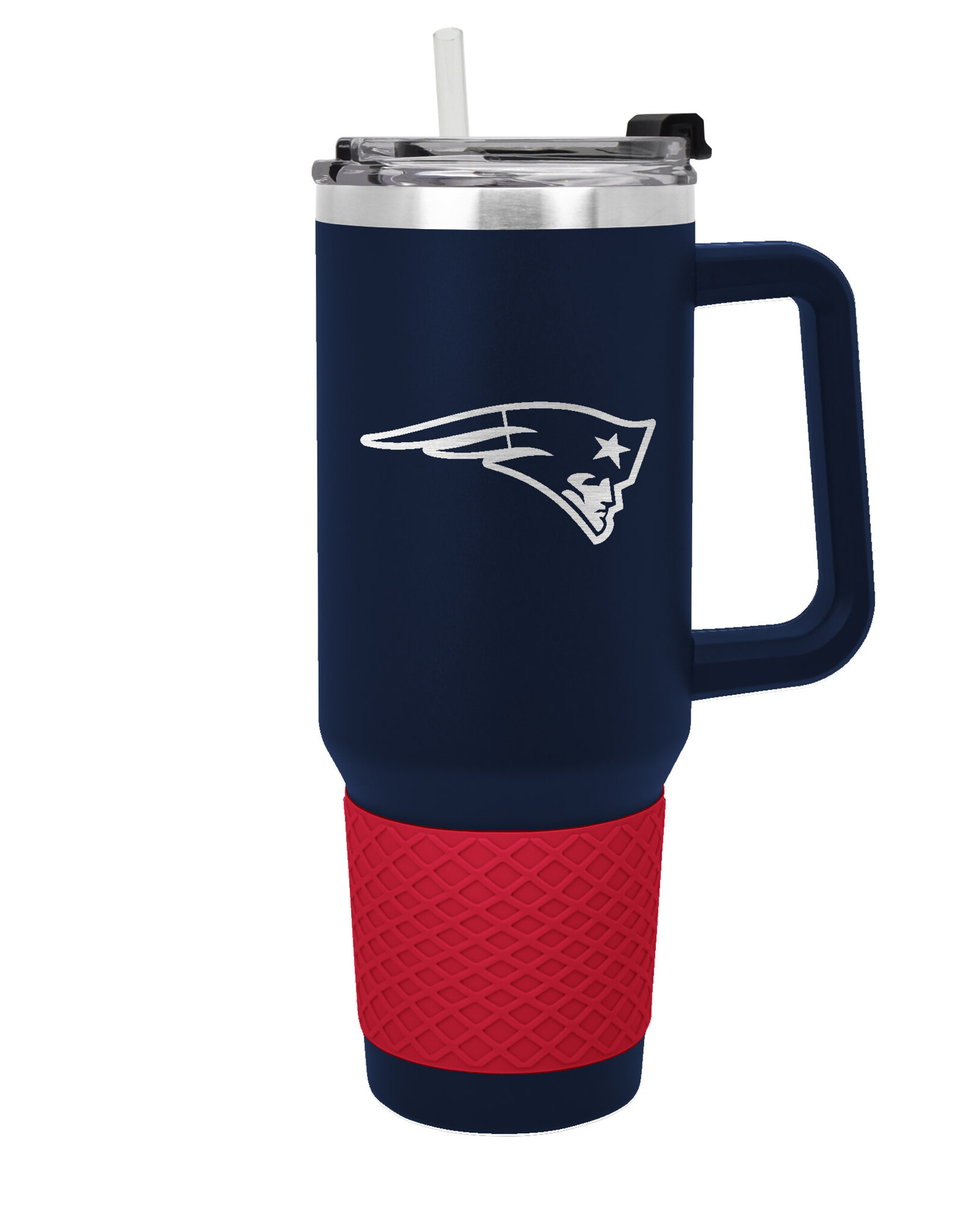 Great American Products New England Patriots 40oz Stealth Travel Tumbler - Navy