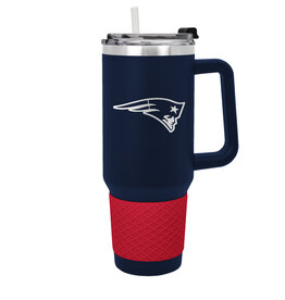 Great American Products New England Patriots 40oz Stealth Travel Tumbler - Navy