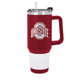 Great American Products Ohio State Buckeyes 40oz Stealth Travel Tumbler - Red