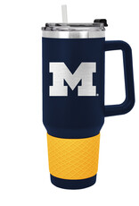 Great American Products Michigan Wolverines 40oz Stealth Travel Tumbler - Navy