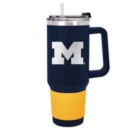 Great American Products Michigan Wolverines 40oz Stealth Travel Tumbler - Navy