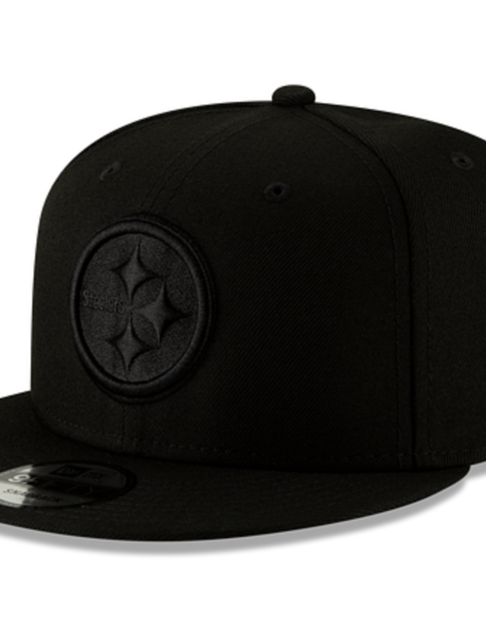 New Era Pittsburgh Steelers New Era Triple Black Logo Snapback Cap