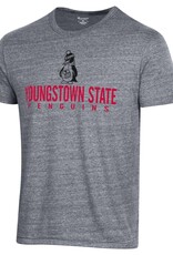 Champion Youngstown State Penguins Men's Tri-Blend 2-Tone Penguin Short Sleeve Tee