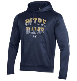 Under Armour Notre Dame Fighting Irish Men's Armour Fleece Pullover Hoody - Navy