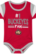 Colosseum Ohio State Buckeyes Infant Paradise Brutus Onesie