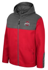 Colosseum Ohio State Buckeyes Men's Storm Was Coming Front Zip Hooded Jacket / FINAL SALE