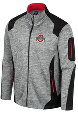 Colosseum Ohio State Buckeyes Men's Silberman Full Zip Color Block Jacket