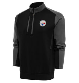 ANTIGUA Pittsburgh Steelers Men's Team Quarter Zip Pullover Top