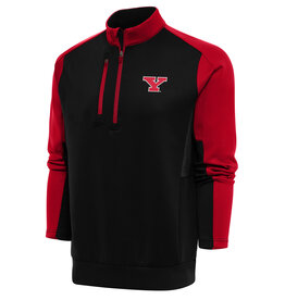 ANTIGUA Youngstown State Penguins Men's Team Quarter Zip Pullover Top - Red/Black