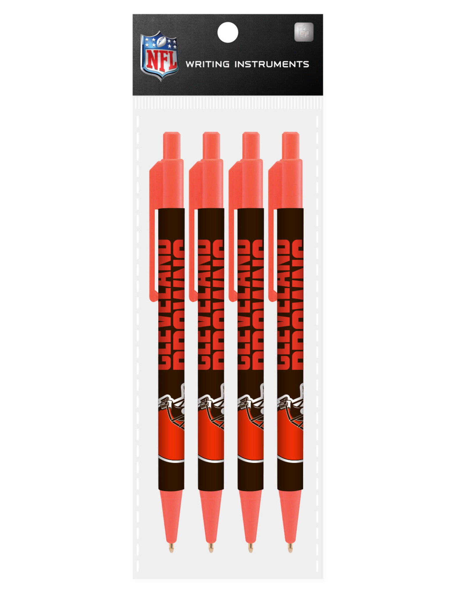 Mojo Licensing Cleveland Browns 4-Pack Pens