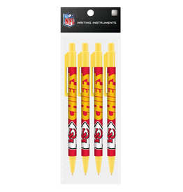 Mojo Licensing Kansas City Chiefs 4-Pack Pens