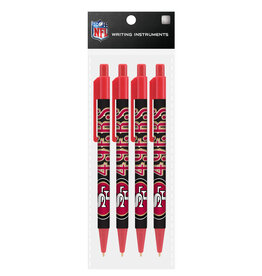 Mojo Licensing San Francisco 49ers 4-Pack Pens