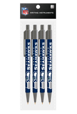 Mojo Licensing Seattle Seahawks 4-Pack Pens