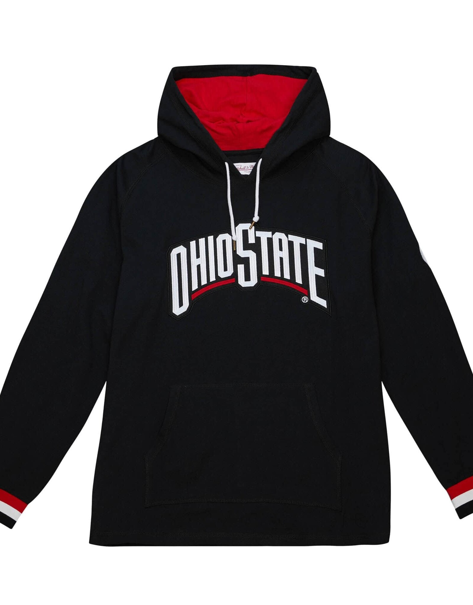 Mitchell & Ness Ohio State Buckeyes Men's Wordmark Legendary Slub Long Sleeve Hoodie