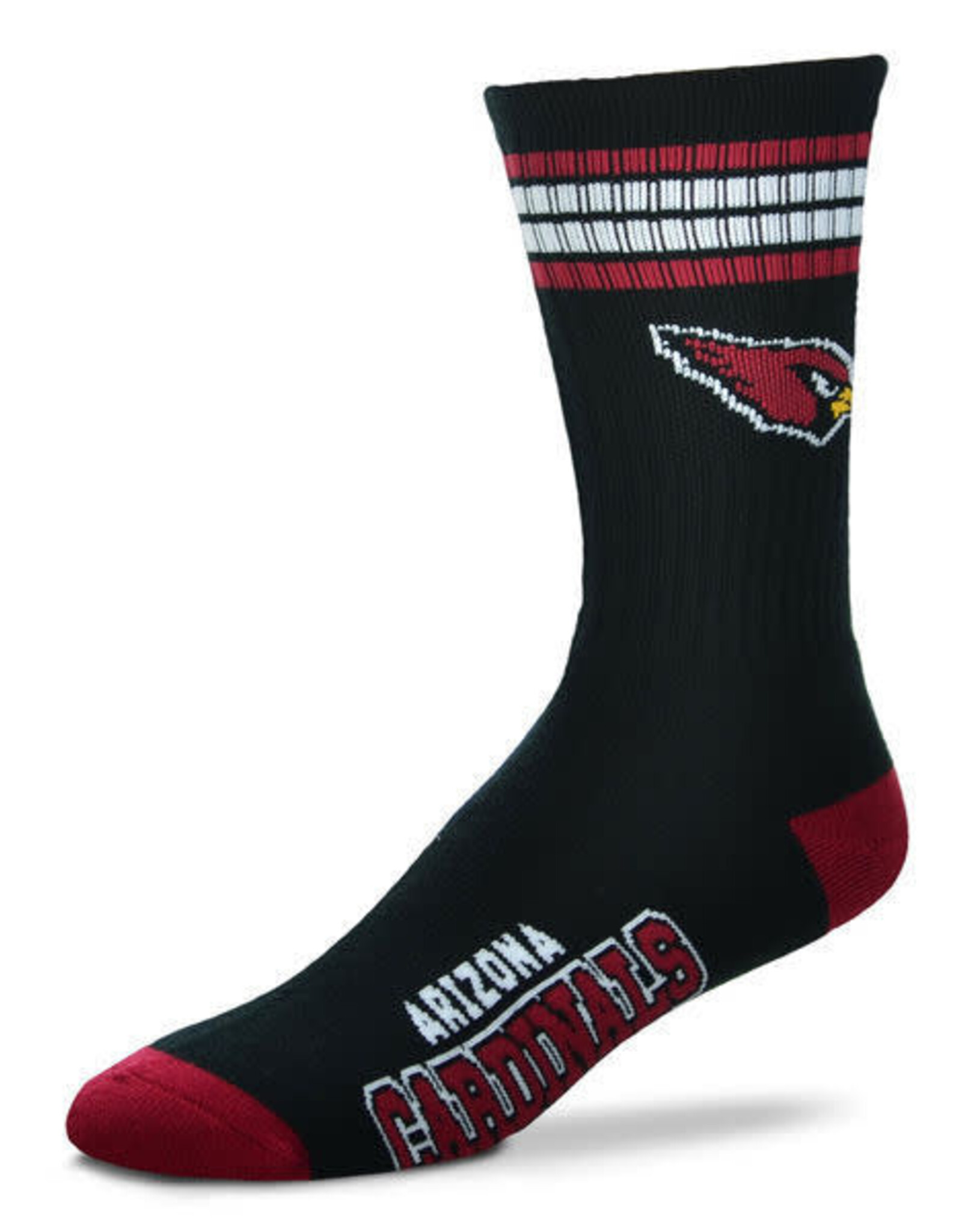 For Bare Feet Arizona Cardinals Youth Deuce Socks