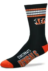 For Bare Feet Cincinnati Bengals Men's Deuce Crew Socks