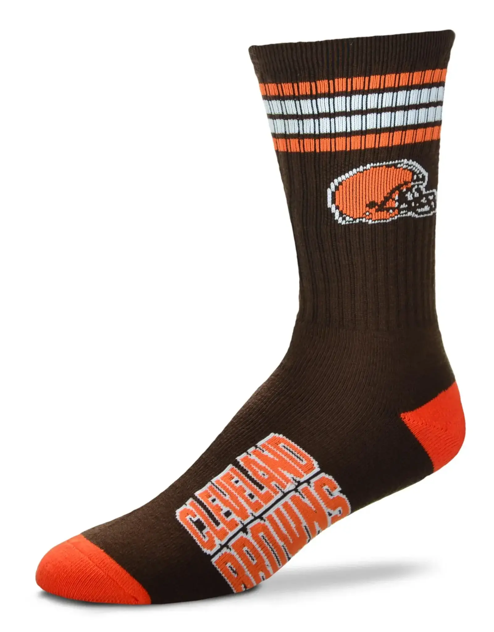 For Bare Feet Cleveland Browns Youth Deuce Socks